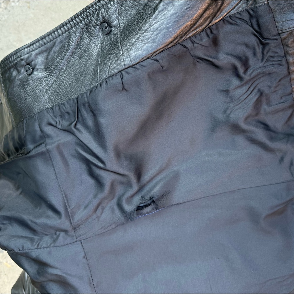 SOLD Vintage Leather Jacket Size Small - Picture 7 of 8